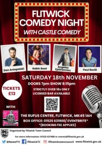 POSTER ADVERTISING COMEDY NIGHT