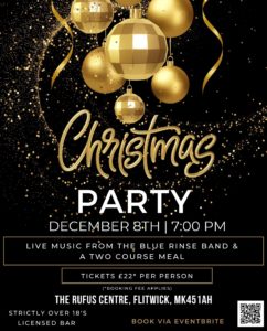 poster advertising Christmas Party