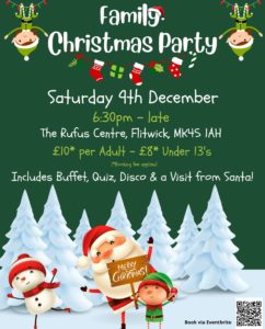 poster advertising christmas party